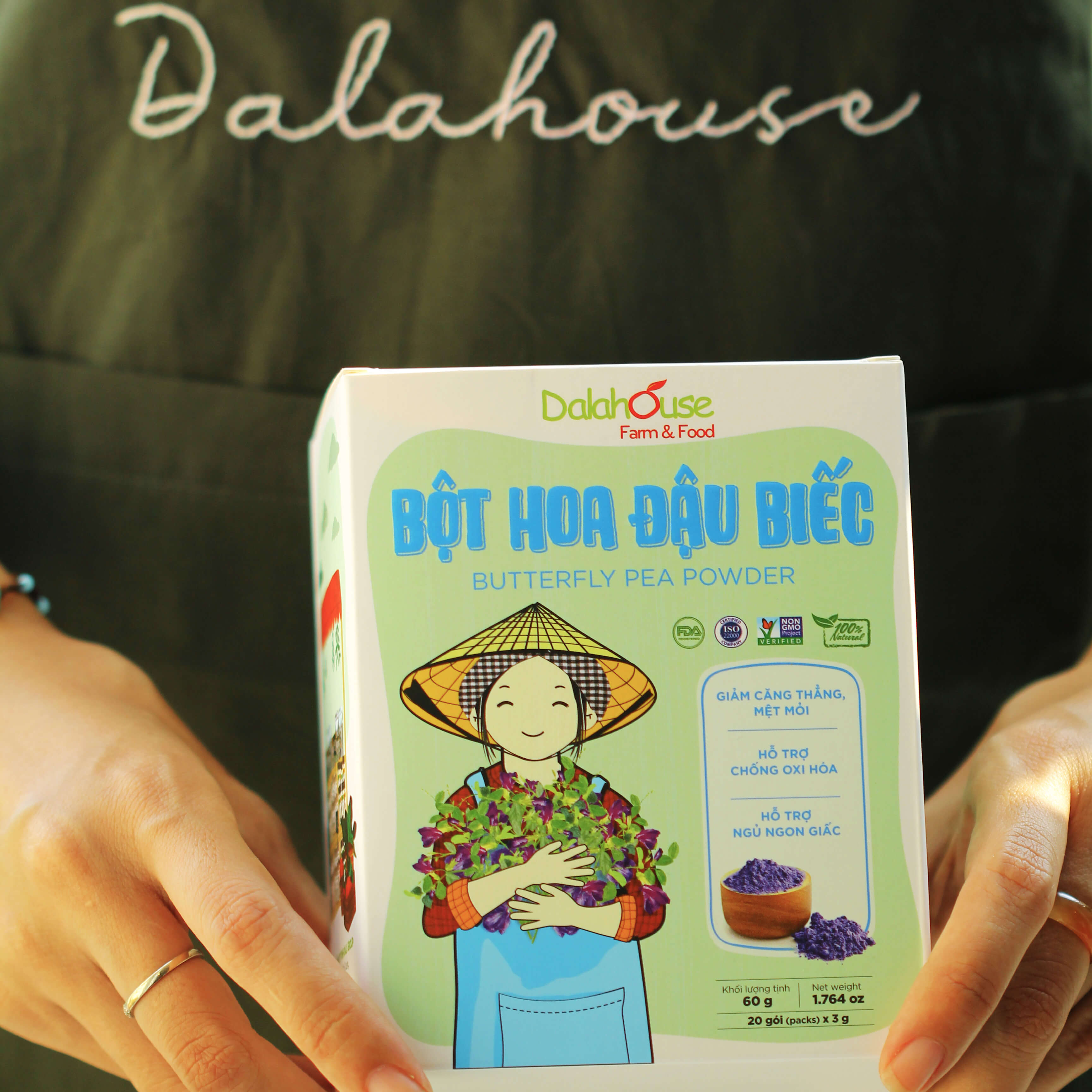 Bột Hoa Đậu Biếc Dalahouse Hộp 60g