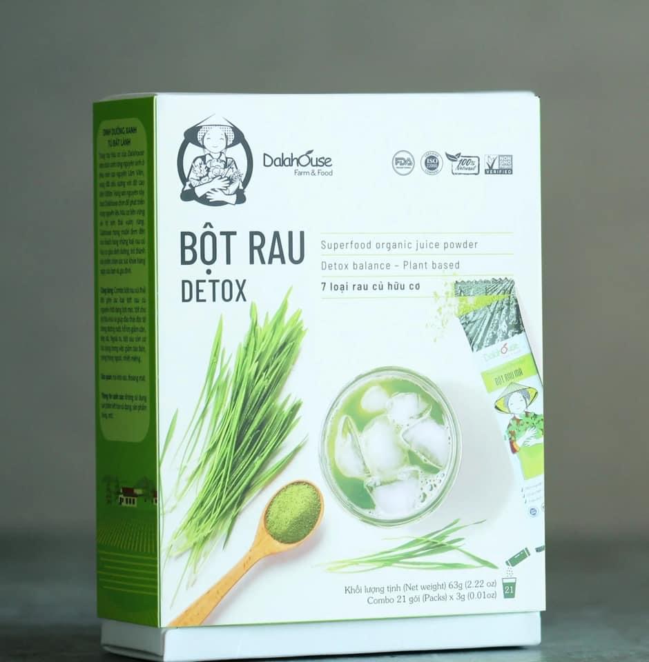 Bột Rau Củ Detox 7 Vị 21 Gói Dalahouse