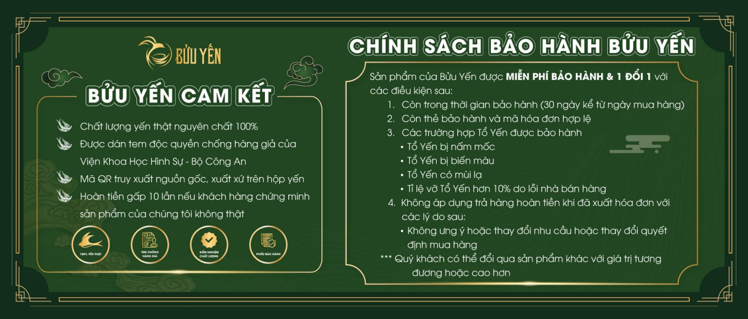 Tổ Yến Tinh Chế Cao Cấp Bửu Yến Hộp 50g
