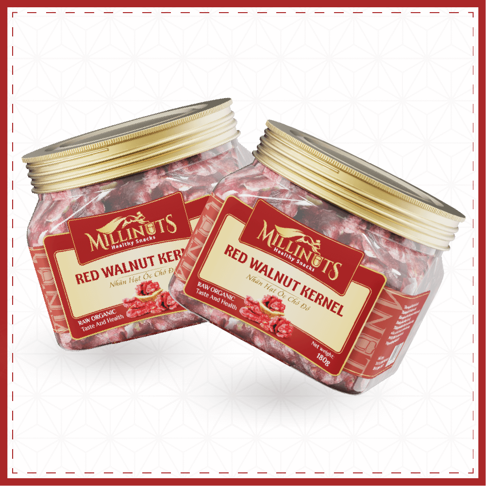 Hạt Điều Vỏ Lụa Rang Muối Millinuts Hũ 190g