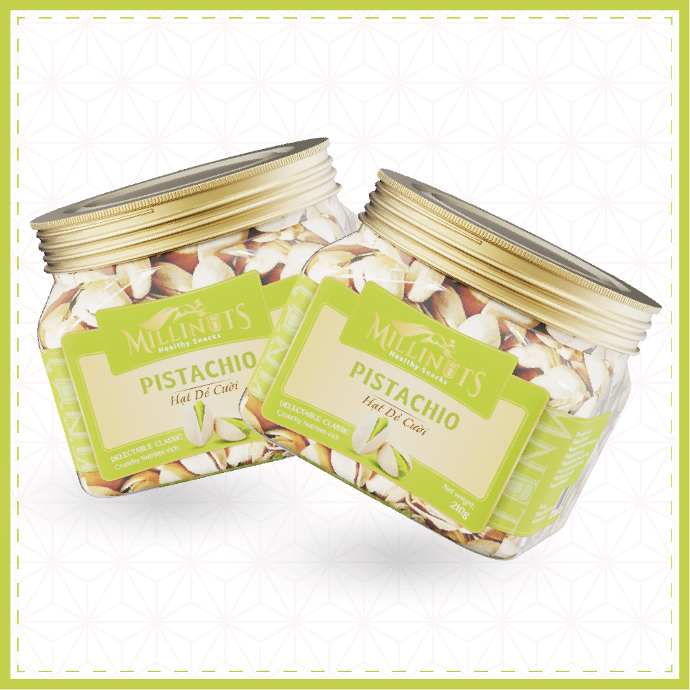 Hạt Dẻ Cười Rang Mộc Millinuts Hũ 210g