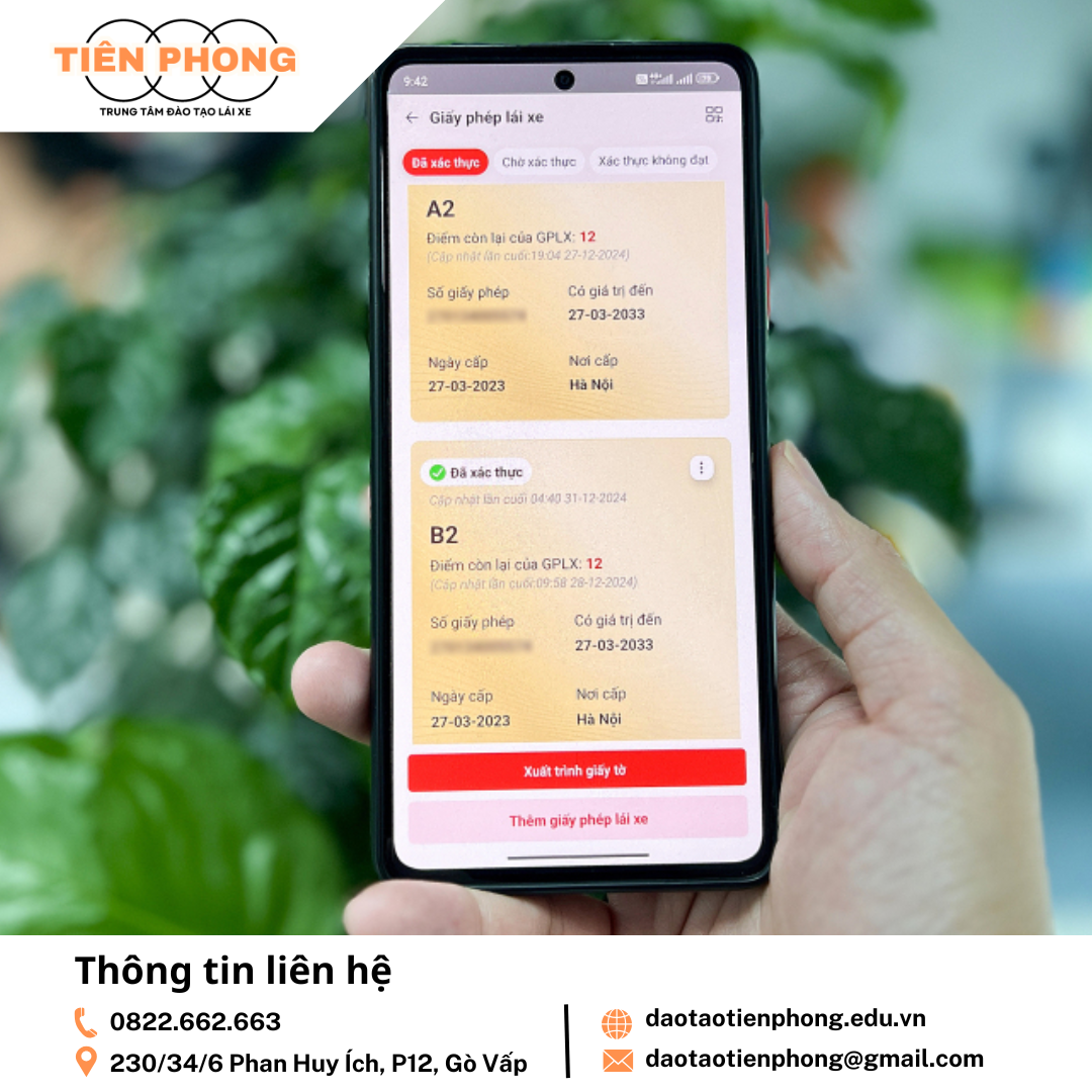 Những hành vi bị trừ đến 10 điểm giấy phép lái xe hạng xe máy? Trung Tâm Đào Tạo Tiên Phong