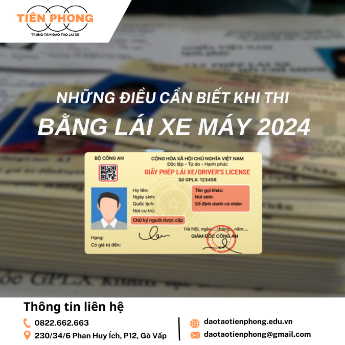 Những điều cần biết khi học bằng lái xe máy 2024 | Trung tâm dạy lái xe Gò Vấp
