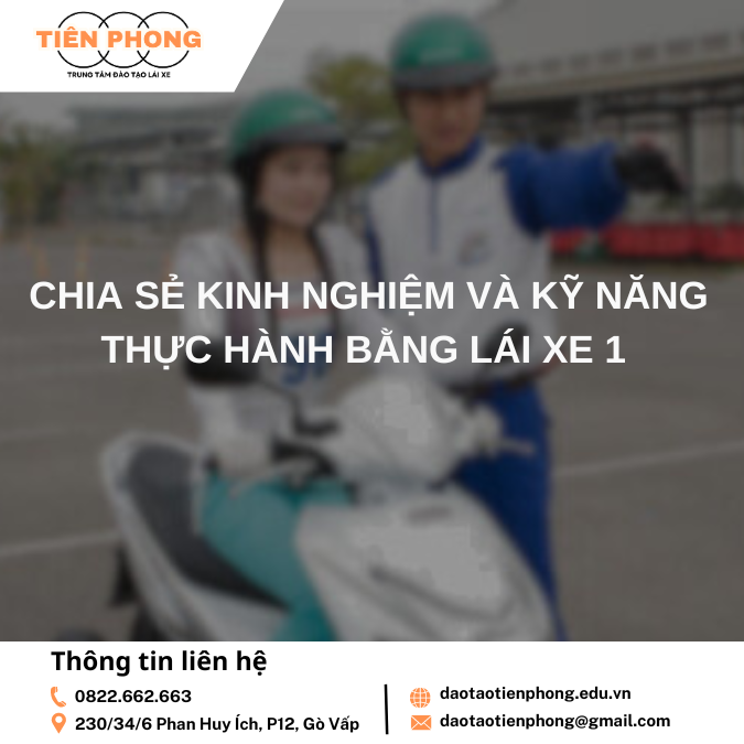 Chia sẻ kinh và kỹ năng thi thực hành bằng lái xe A1 | TIÊN PHONG