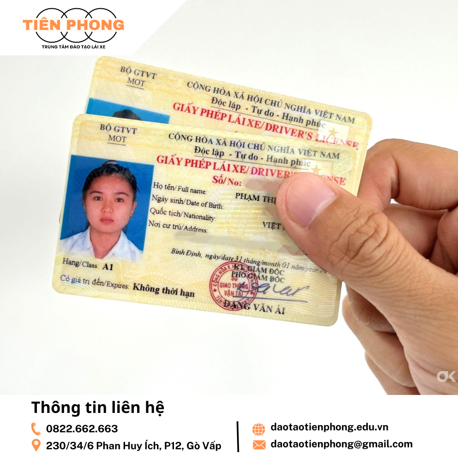 Một số thay đổi bằng lái máy A1 năm 2025 | Trung Tâm Đào Tạo Tiên Phong