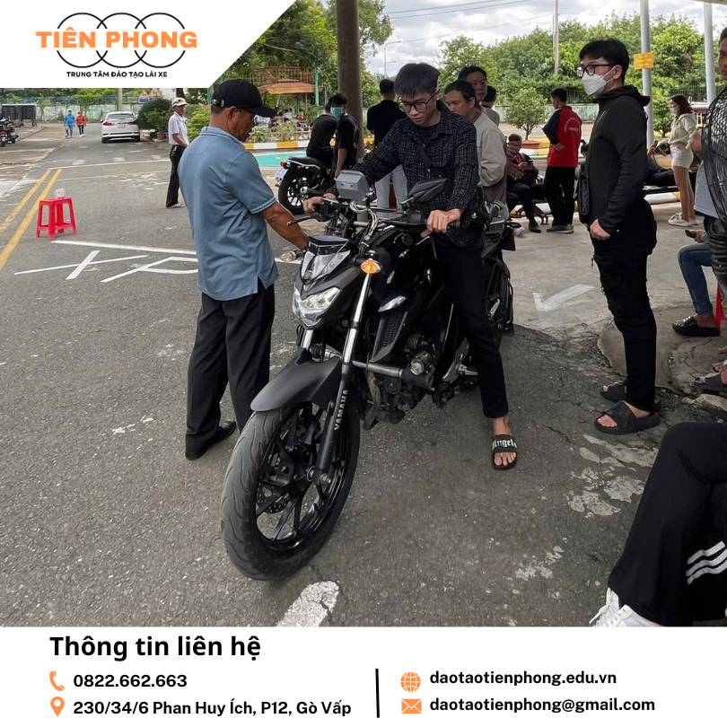 Thi bằng lái xe máy A2 tại Gò Vấp | Trung Tâm Đào Tạo Tiên Phong