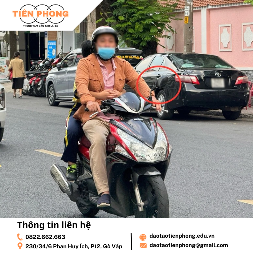 Năm 2024, người điểu khiển xe máy lắp 1 gương có bị phạt không? Trung Tâm Đào Tạo Tiên Phong