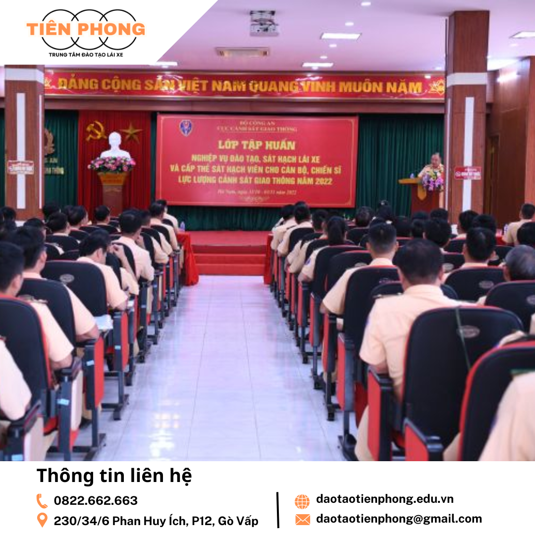 26/12/2025 CSGT TP.HCM tiếp nhận nhiệm vụ sát hạch cấp giấy phép lái xe | Trung Tâm Đào Tạo Tiên Phong