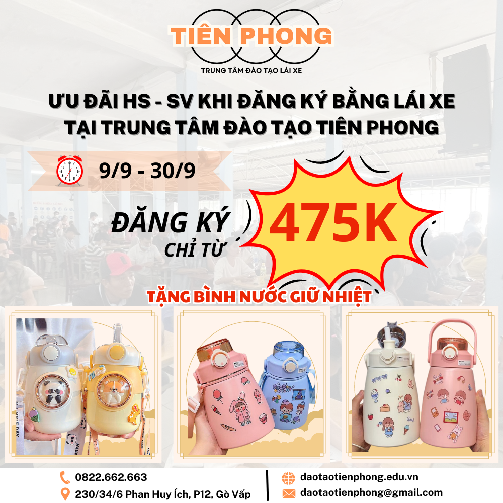Thi Bằng Lái Xe Máy A1 Gò Vấp | Dạy Học Lái Xe Tiên Phong