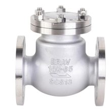 Van 1 Chiều Lá Lật Mặt Bích Inox JIS 10K