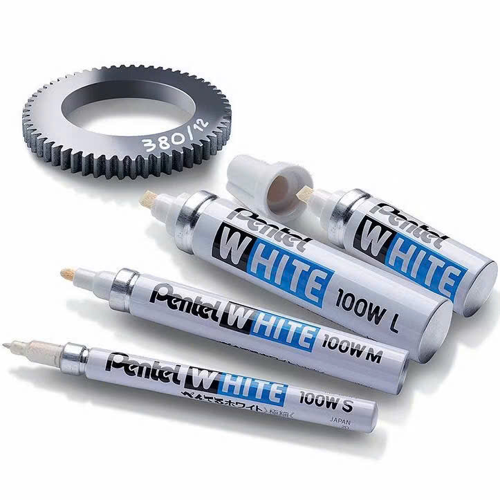 Bút sơn trắng Pentel paint marker viết được trên nhiều chất liệu ngòi size vừa và nhỏ 100W