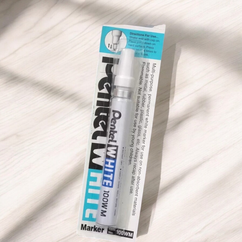 Bút sơn trắng Pentel paint marker viết được trên nhiều chất liệu ngòi size vừa và nhỏ 100W