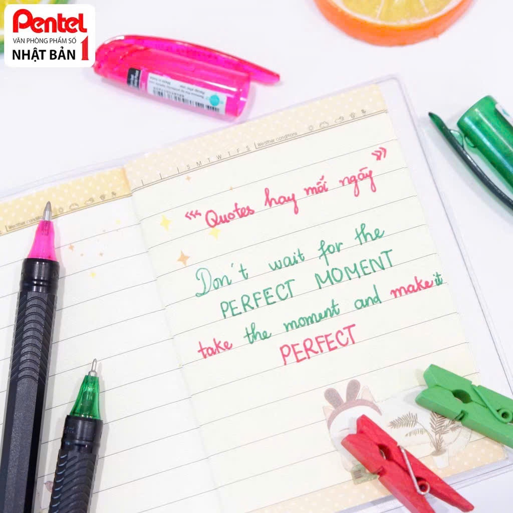 Bút gel Pentel size ngòi 0.7mm/ bút mực nước ngòi METAL TIP các màu mực BL417