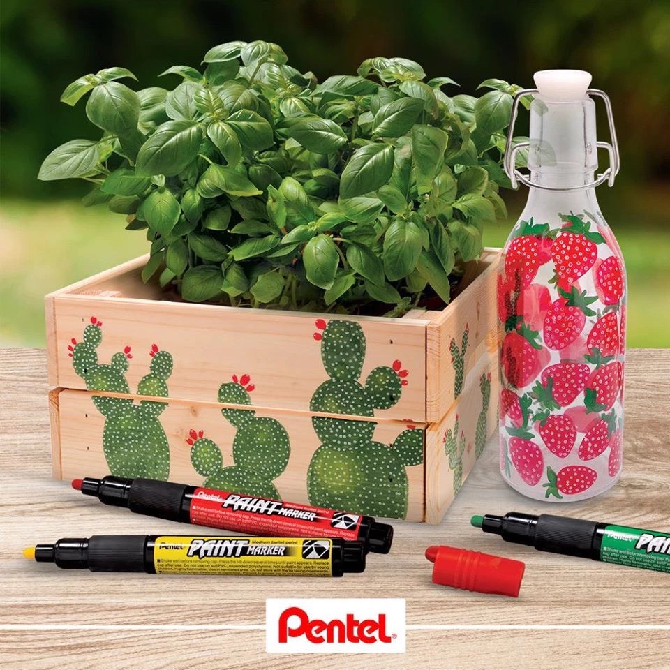 Bút sơn PAINT marker, bút đánh dấu viết được trên nhiều bề mặt Pentel MMP20 các màu