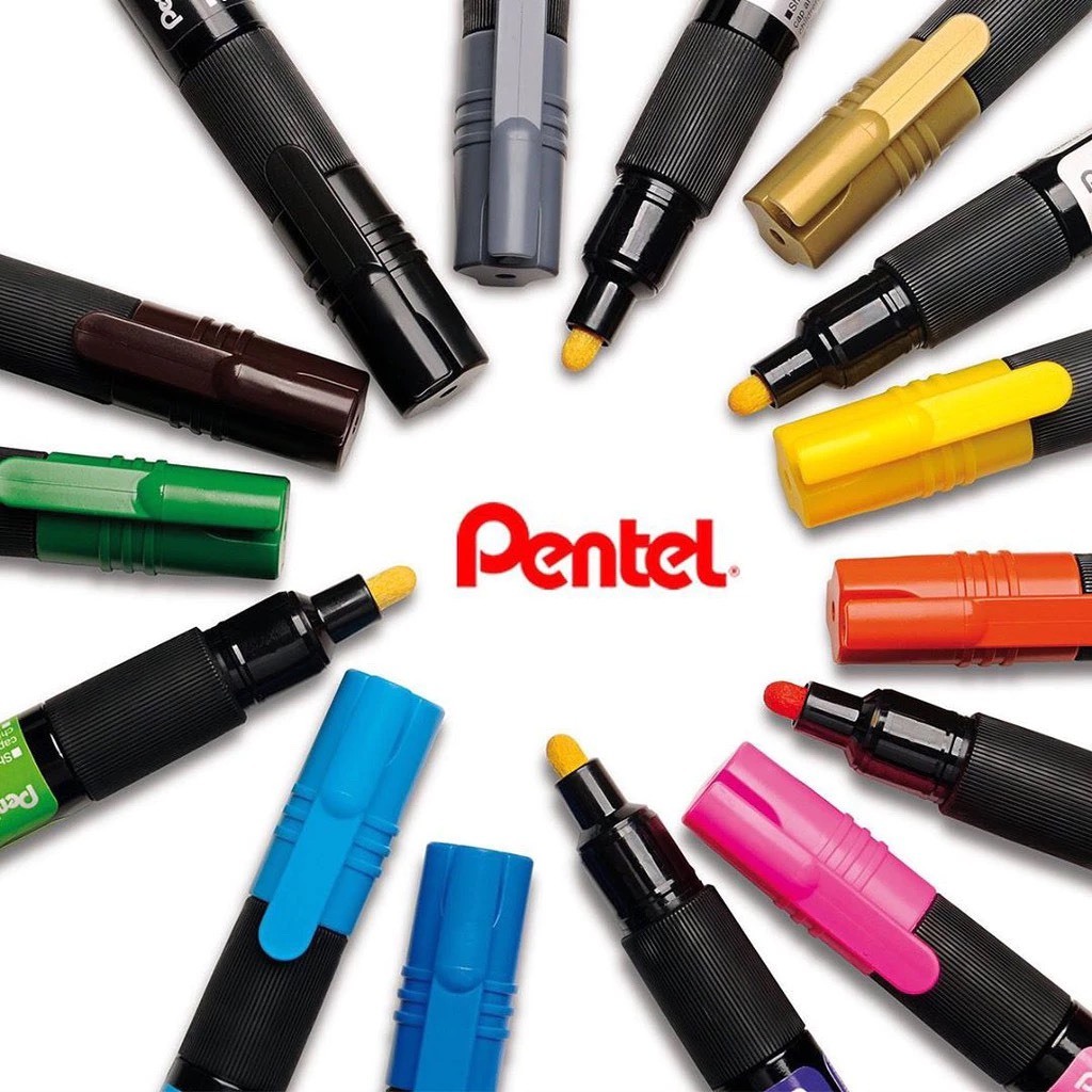 Bút sơn PAINT marker, bút đánh dấu viết được trên nhiều bề mặt Pentel MMP20 các màu