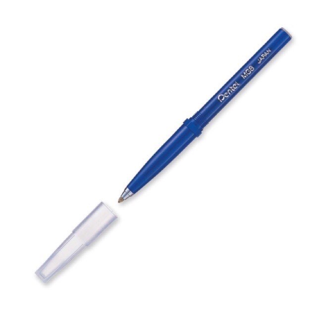 Ruột bút, ngòi thay thế MG8 cho bút Pentel RS3 nét 0.8mm màu mực xanh/ đen- Chính hãng