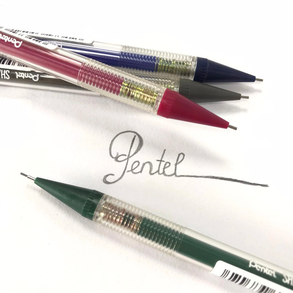 Bút chì kim Pentel SHARPLET A125T ngòi 0.5mm, ngòi chì kim bấm 2B