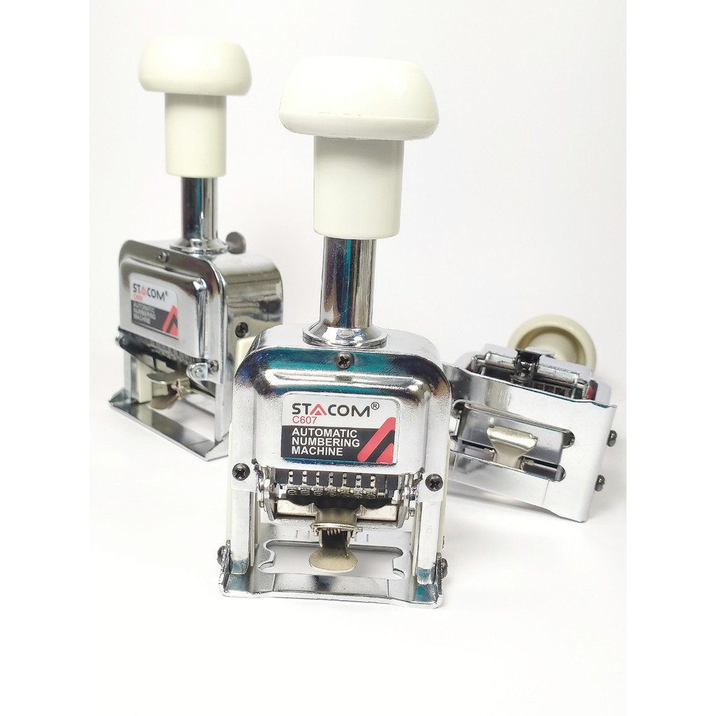 Máy đóng số nhảy/ Máy đóng nhảy số tự động 6/ 7/ 8 số Stacom C606/ C607/ C608