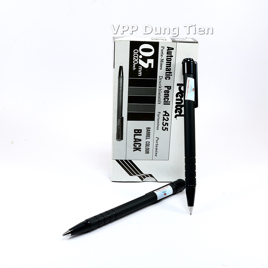 Bút chì kim Pentel A255, viết chì kim bấm size ngòi 0.5mm