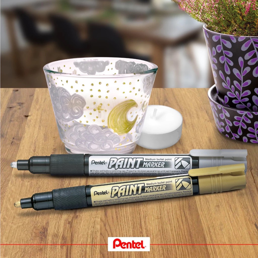 Bút sơn PAINT marker, bút đánh dấu viết được trên nhiều bề mặt Pentel MMP20 các màu