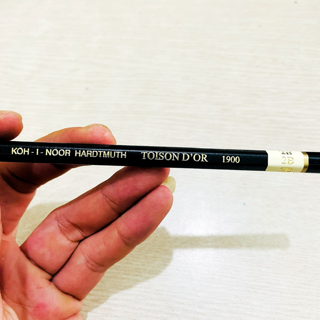 Bút chì Tiệp KOH 1900 thân đen, viết chì gỗ độ chì HB/ 2B/ 3B/ 4B/ 5B/ 6B/ 7B/ 8B
