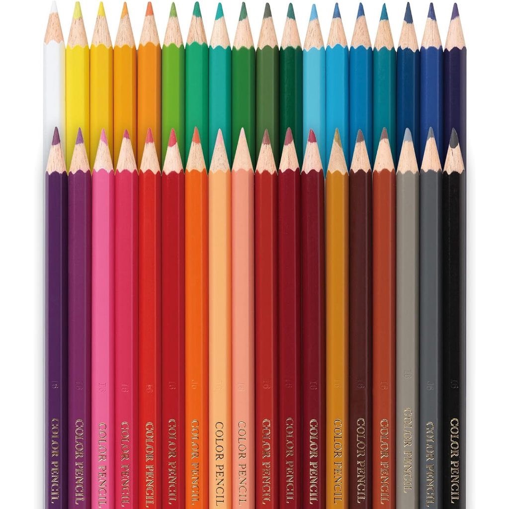 Bút chì màu, bộ chì màu khô Pentel CB8 12/ 24/ 36 màu chất lượng cao