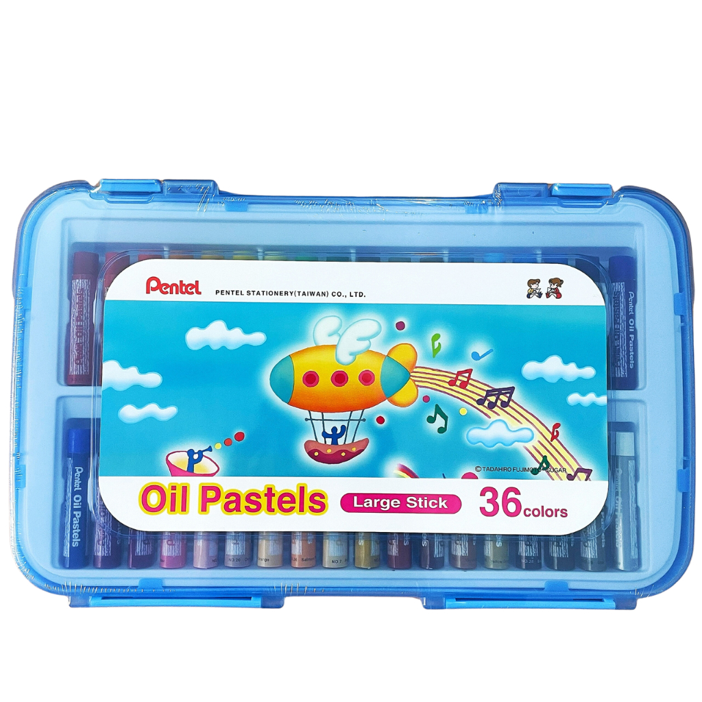 Màu sáp dầu Pentel Oil Pastels, hộp 36 bút sáp màu dầu Pentel GHTP-36 đẹp cho học sinh
