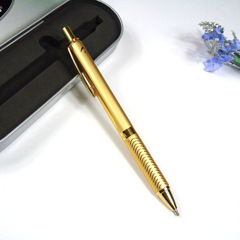 Bút ký tên cao cấp thân kim loại Pentel BL407 dạng bấm size ngòi 0.7mm