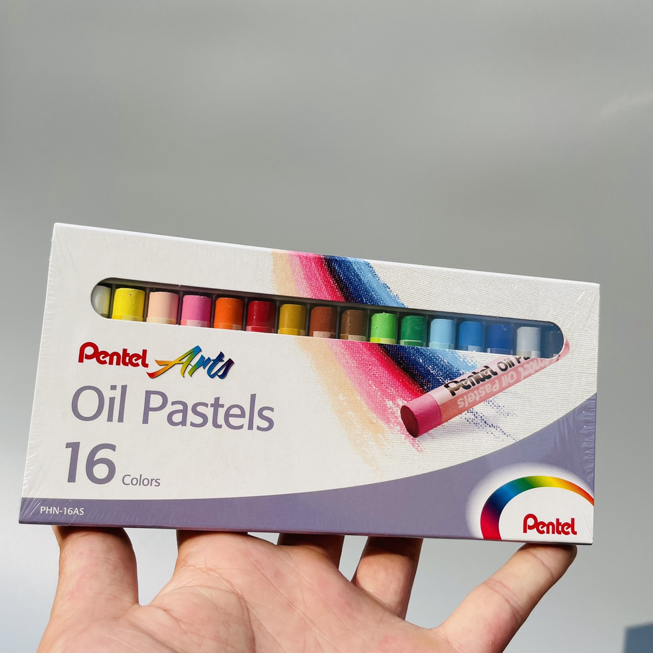 Màu sáp dầu oil pastel, bút sáp màu dầu Pentel 12/ 25/ 36/ 50 màu