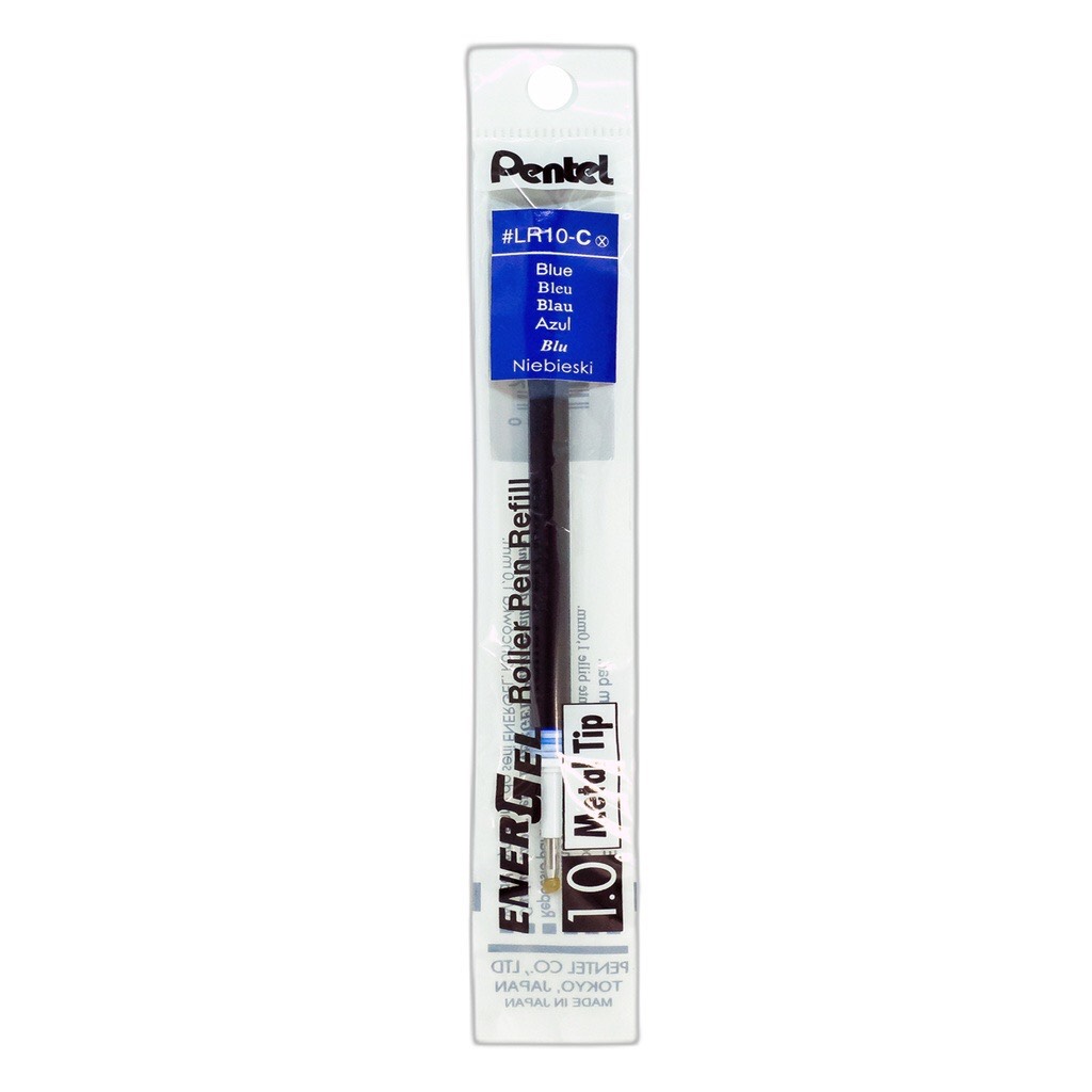Ruột Bút Pentel Energel Nét 0.5/ 0.7/ 1.0mm Các màu Xanh/ Đỏ/ Đen- Chính Hãng