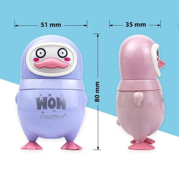 Gọt và tẩy bút chì 2 trong 1 Stacom PS212 kiểu dáng cute kích thước lớn cho học sinh