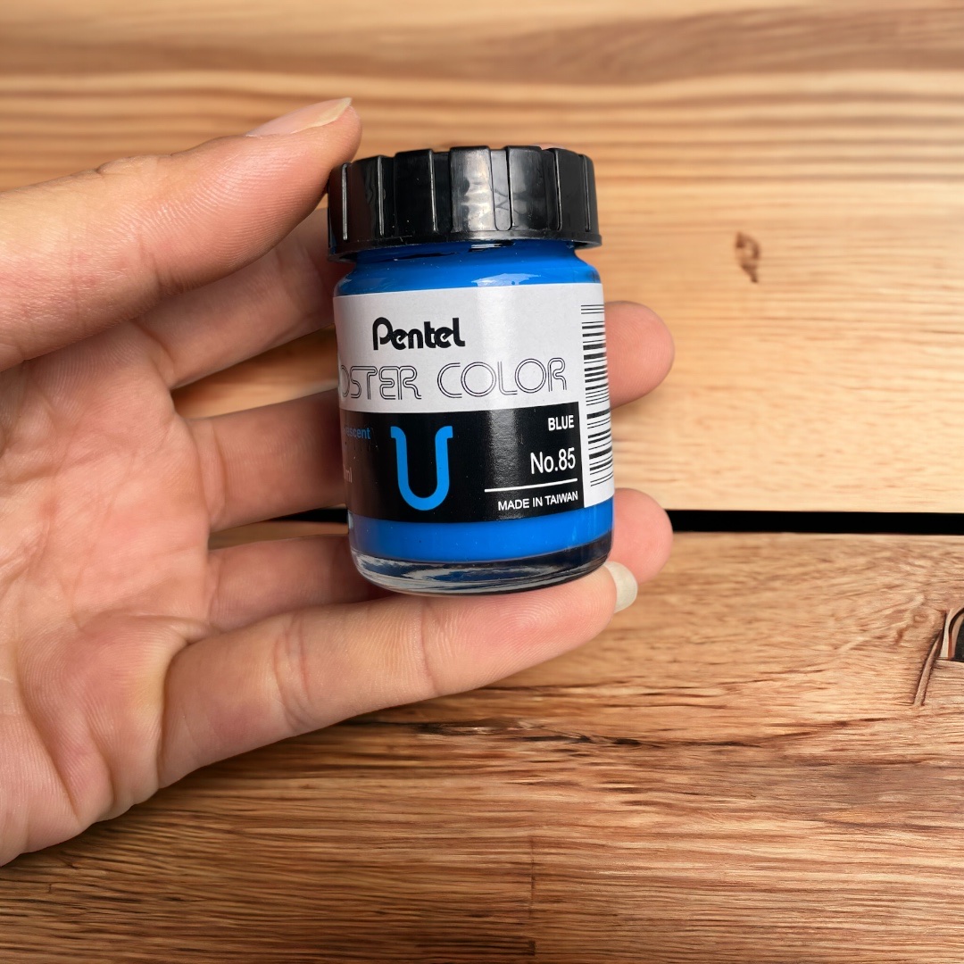 Màu Poster Pentel hũ lẻ 30ml/ Pentel poster color lọ thủy tinh 30ml- Full màu