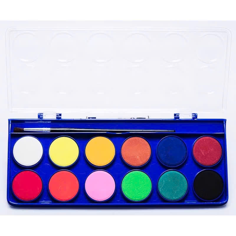 Màu nước dạng nén SIMBALION Water Color Cake, bộ màu nước 12/ 16/ 28/ 36 màu