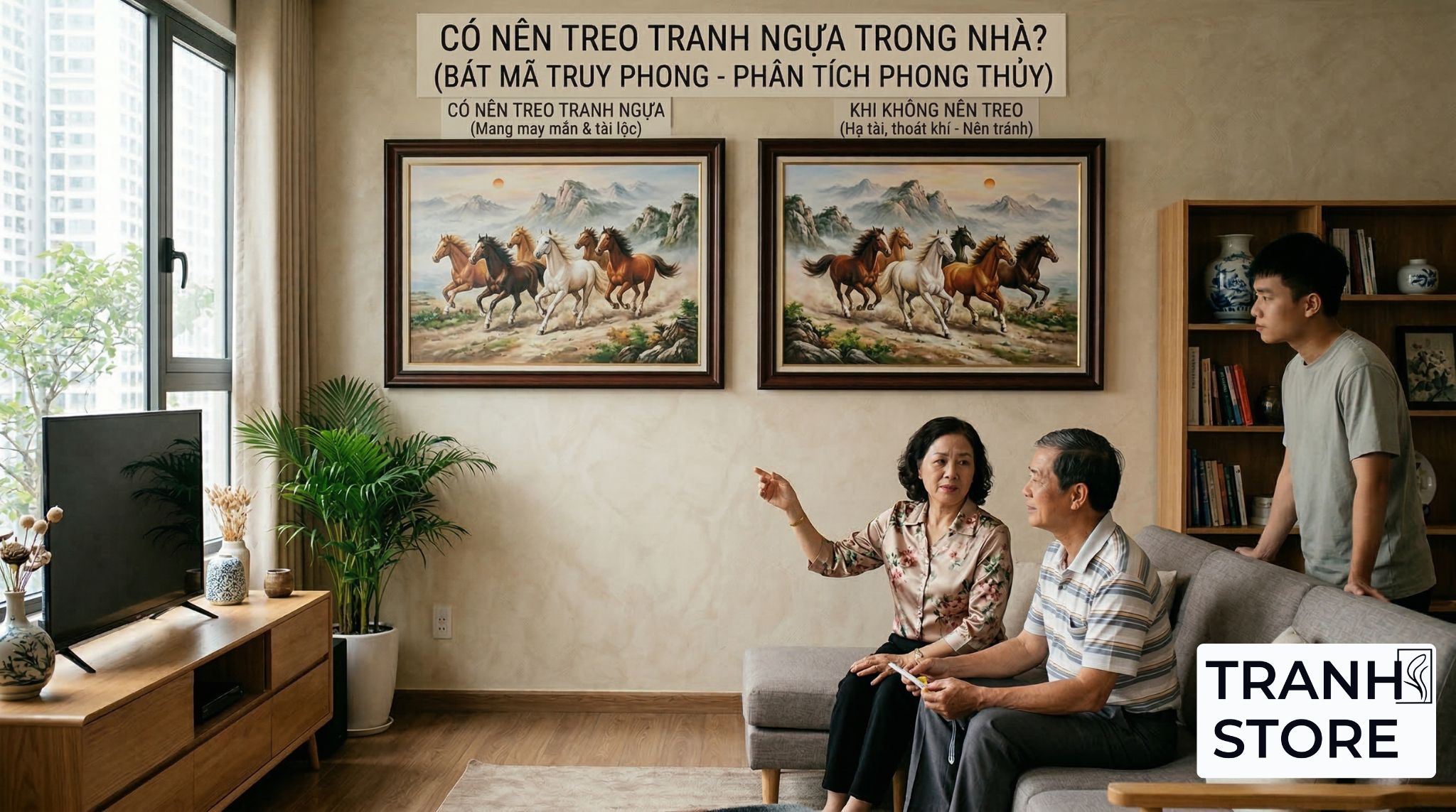 Có Nên Treo Tranh Ngựa Trong Nhà? Khi Nên và Khi Không