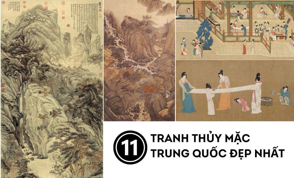 Top 11 Tranh Thủy Mặc Trung Quốc