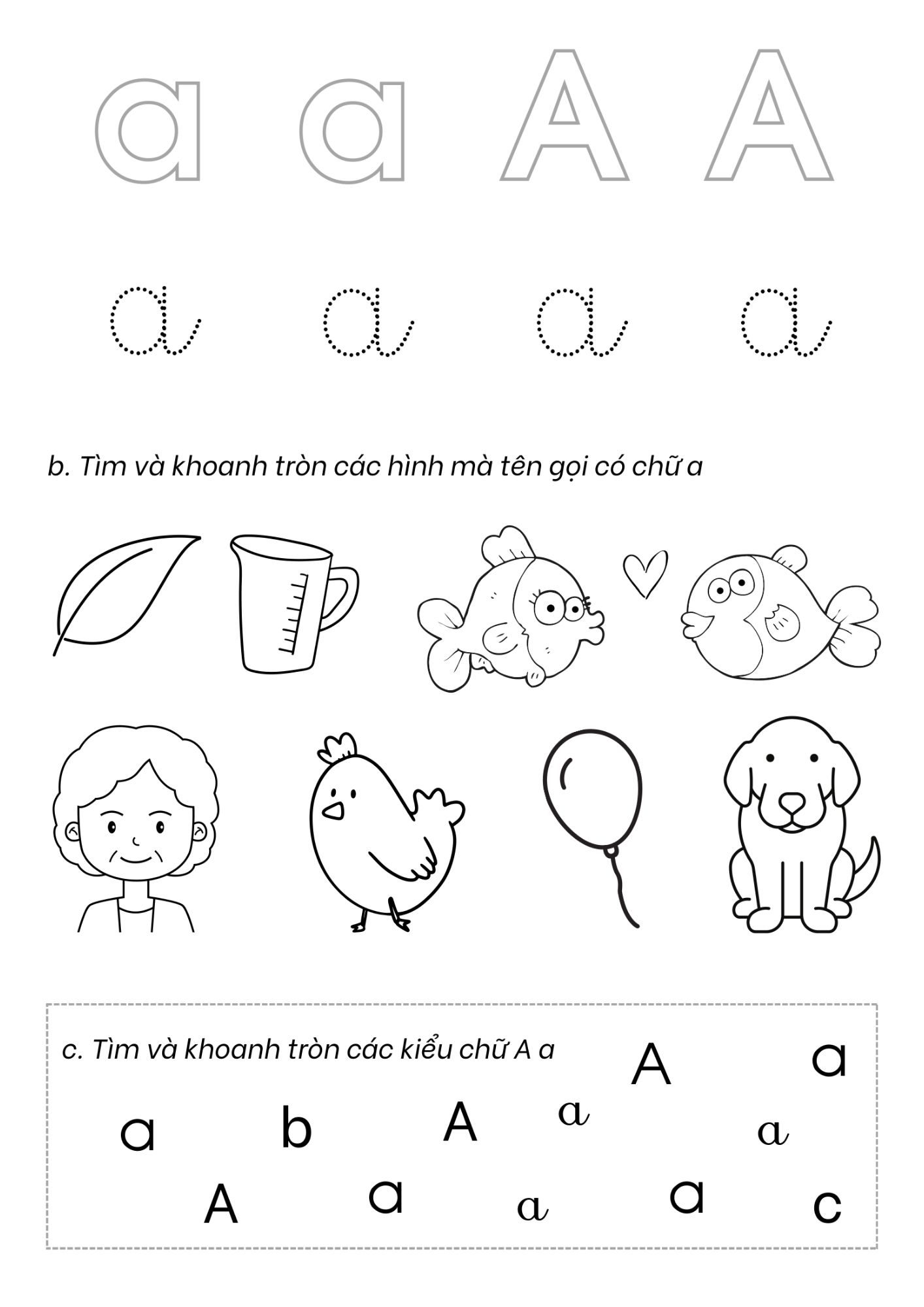 Tranh Tô Màu Chữ Cái Cho Bé 6-8 Tuổi ảnh 3