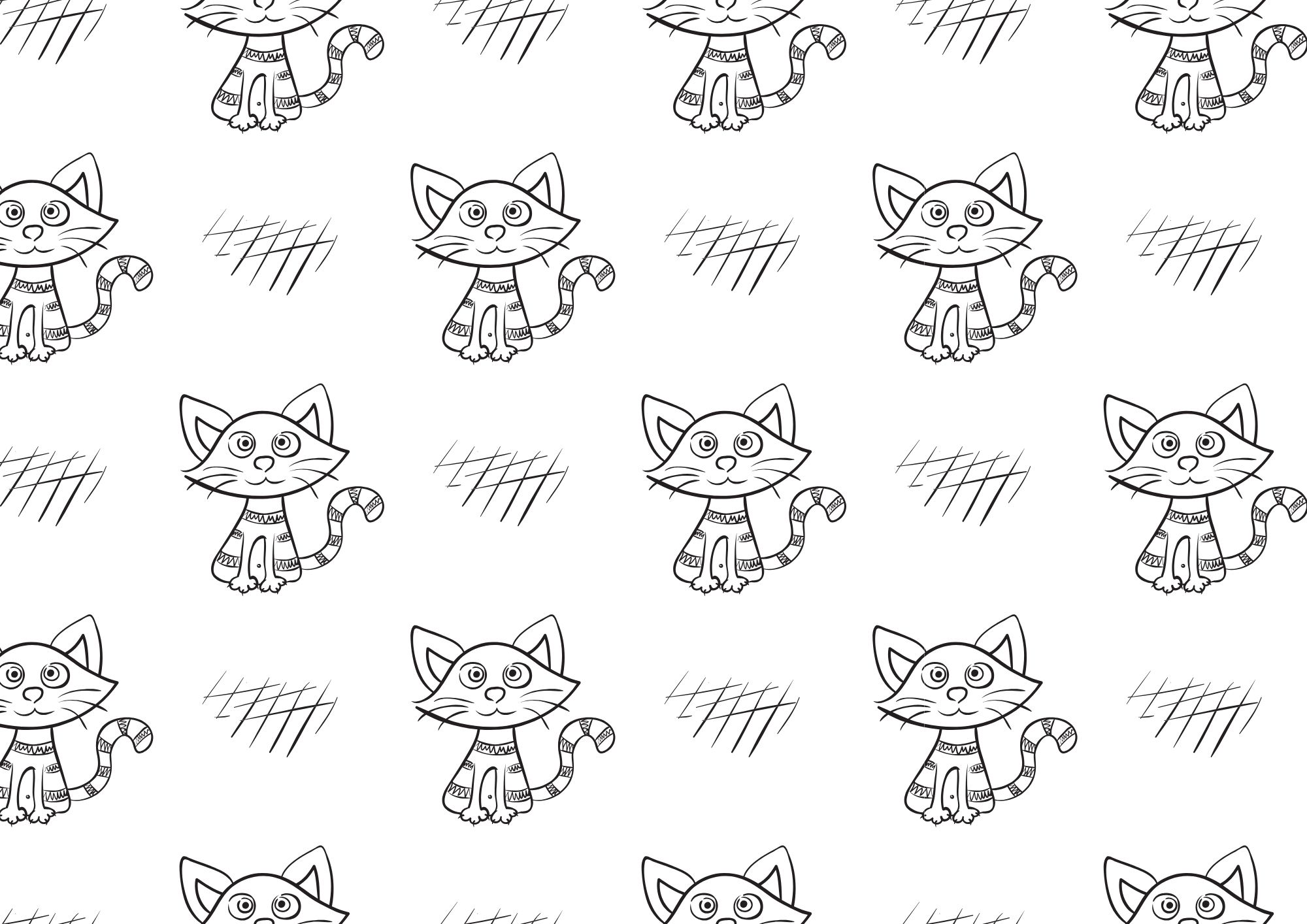 tranh tô màu con mèo cho bé 9-12 tuổi ảnh 22