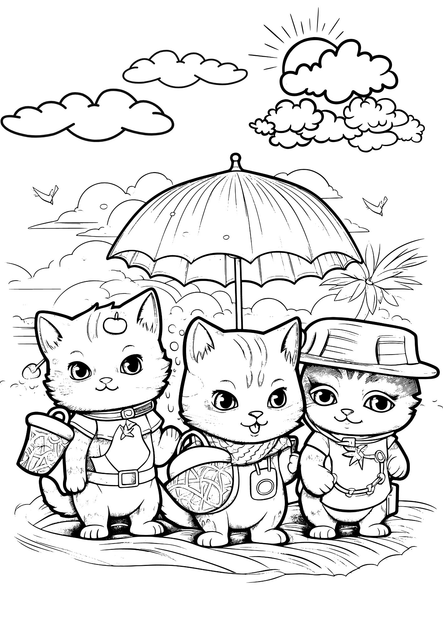 Tranh Tô Màu Con Vật Nuôi Trong Gia Đình Cho Bé 9-12 Tuổi ảnh 32
