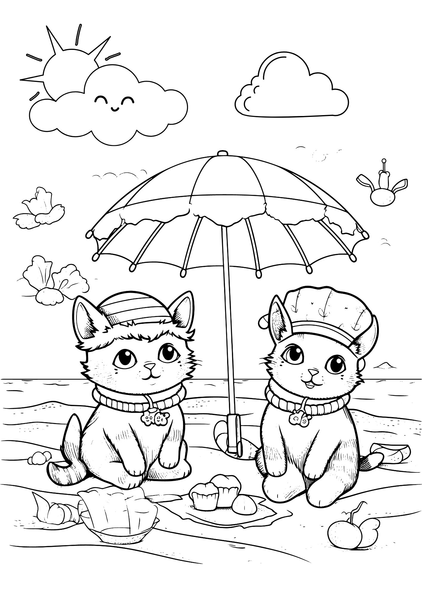 Tranh Tô Màu Con Vật Nuôi Trong Gia Đình Cho Bé 9-12 Tuổi ảnh 33