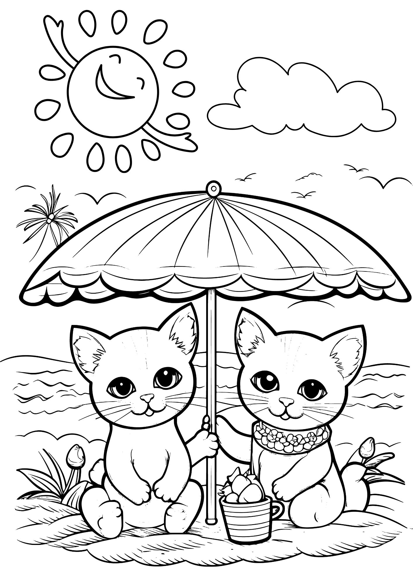 Tranh Tô Màu Con Vật Nuôi Trong Gia Đình Cho Bé 9-12 Tuổi ảnh 34