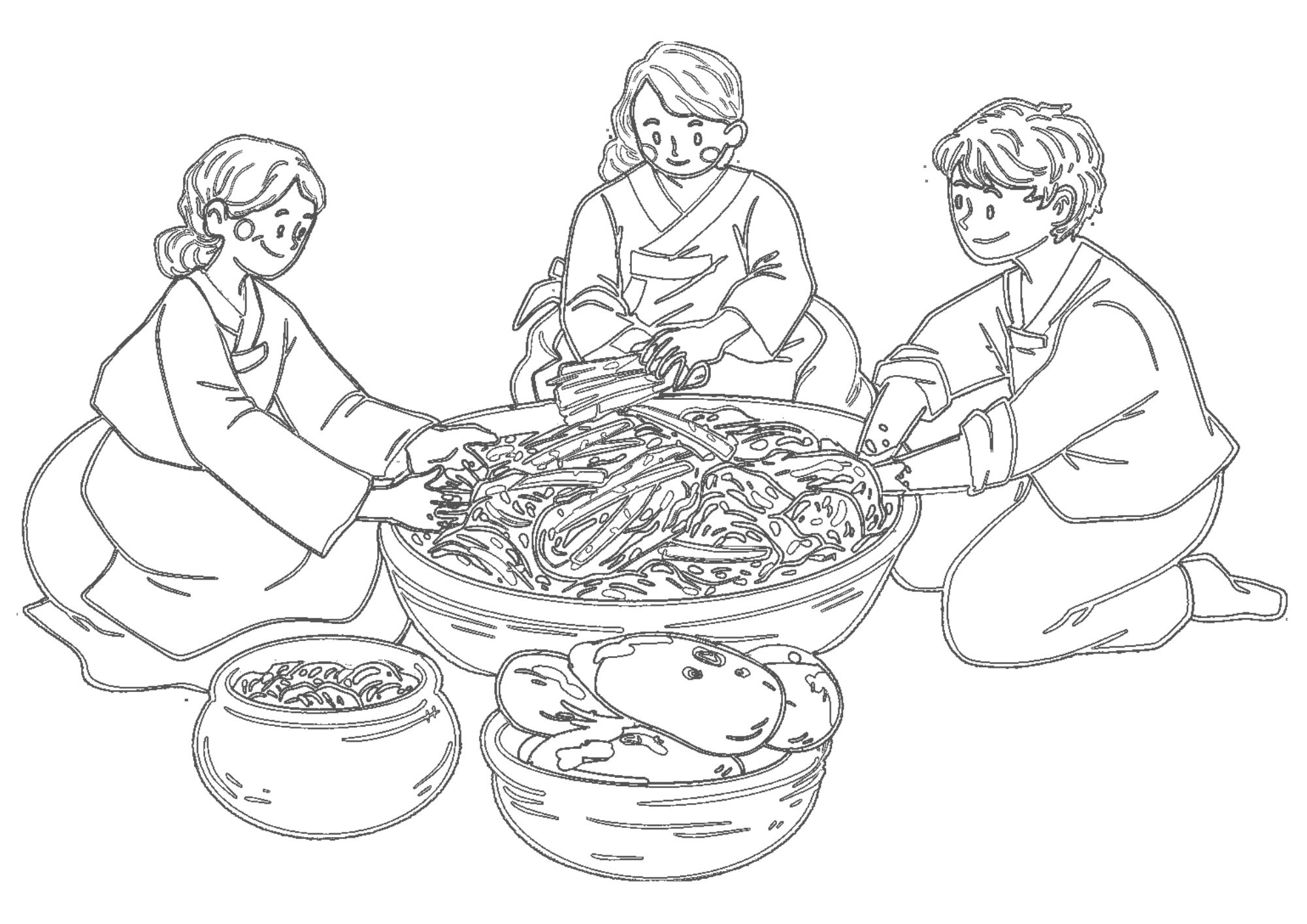 Tranh Tô Màu Gia Đình Cho Bé 9-12 Tuổi ảnh 12