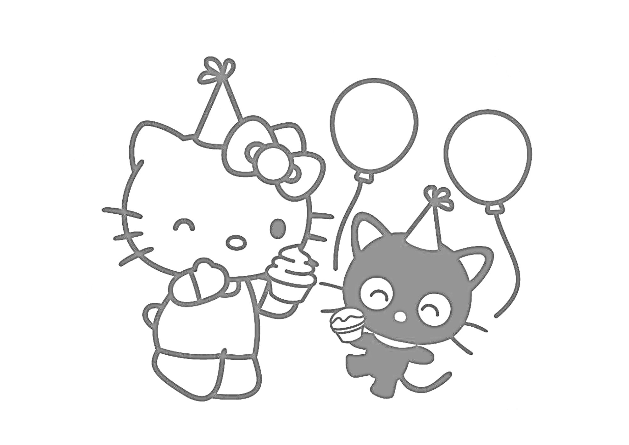 tranh tô màu hello kitty cho bé 3-5 tuổi ảnh 13