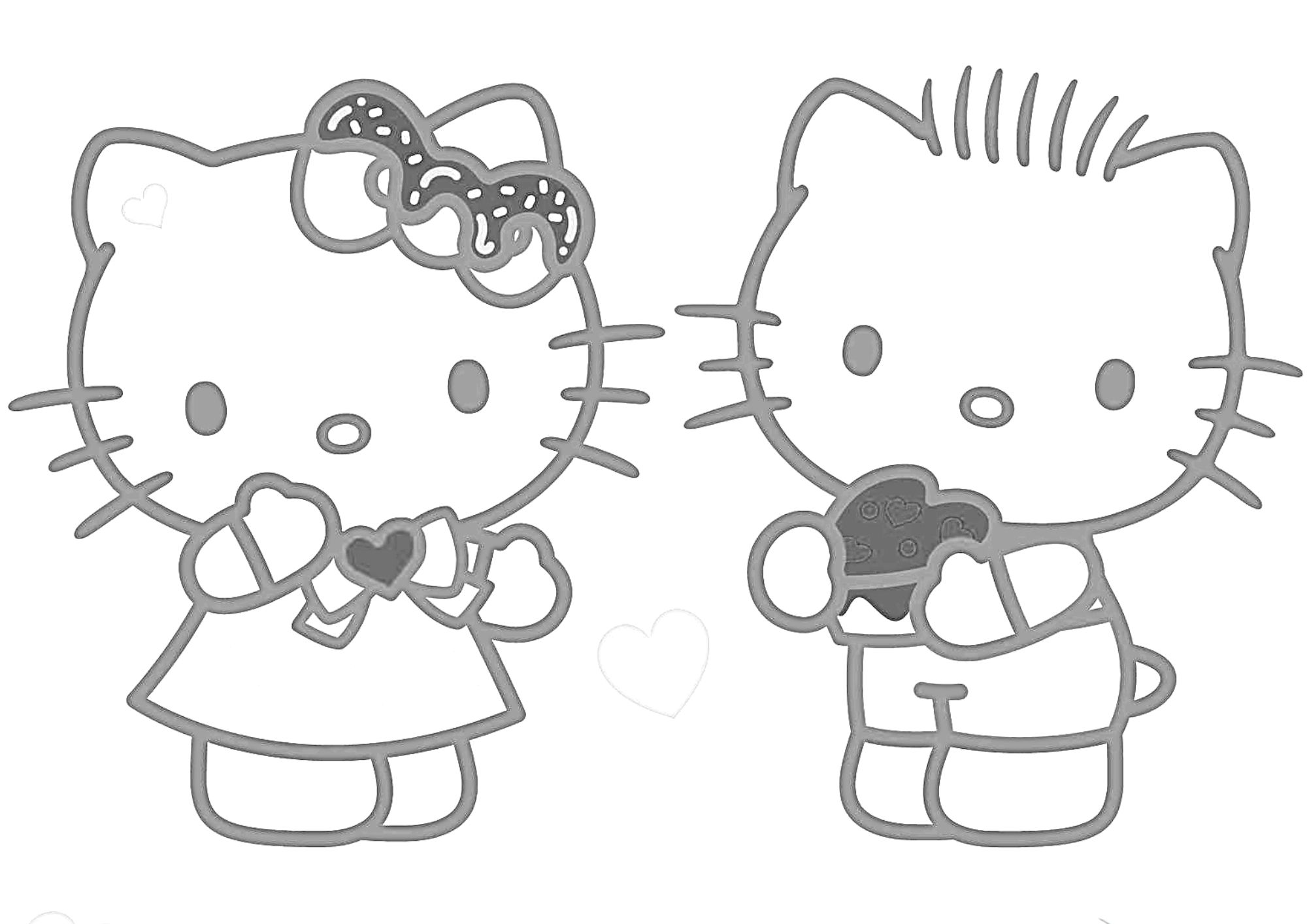 tranh tô màu hello kitty cho bé 3-5 tuổi ảnh 6