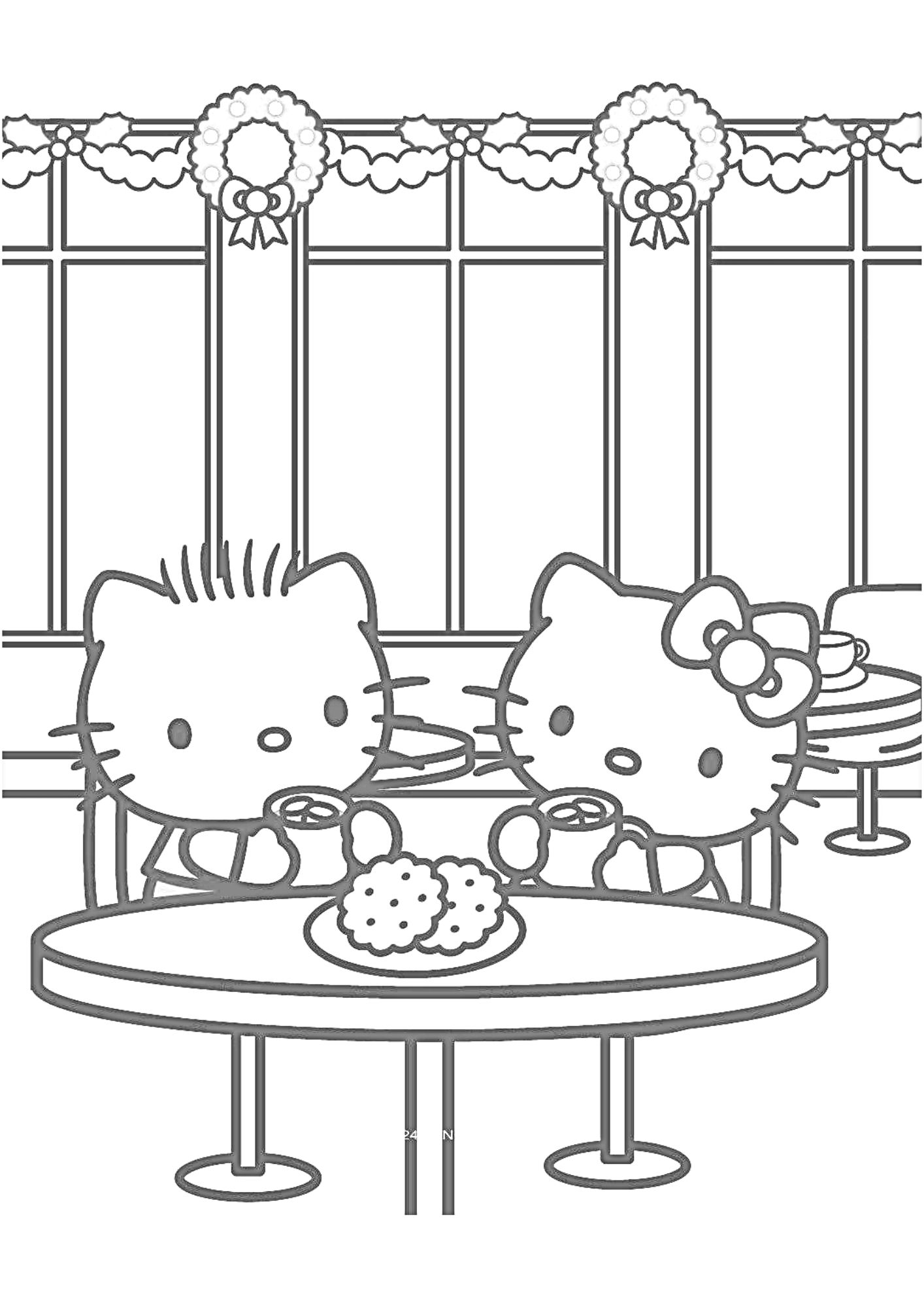 tranh tô màu hello kitty cho bé 6-8 tuổi ảnh 14
