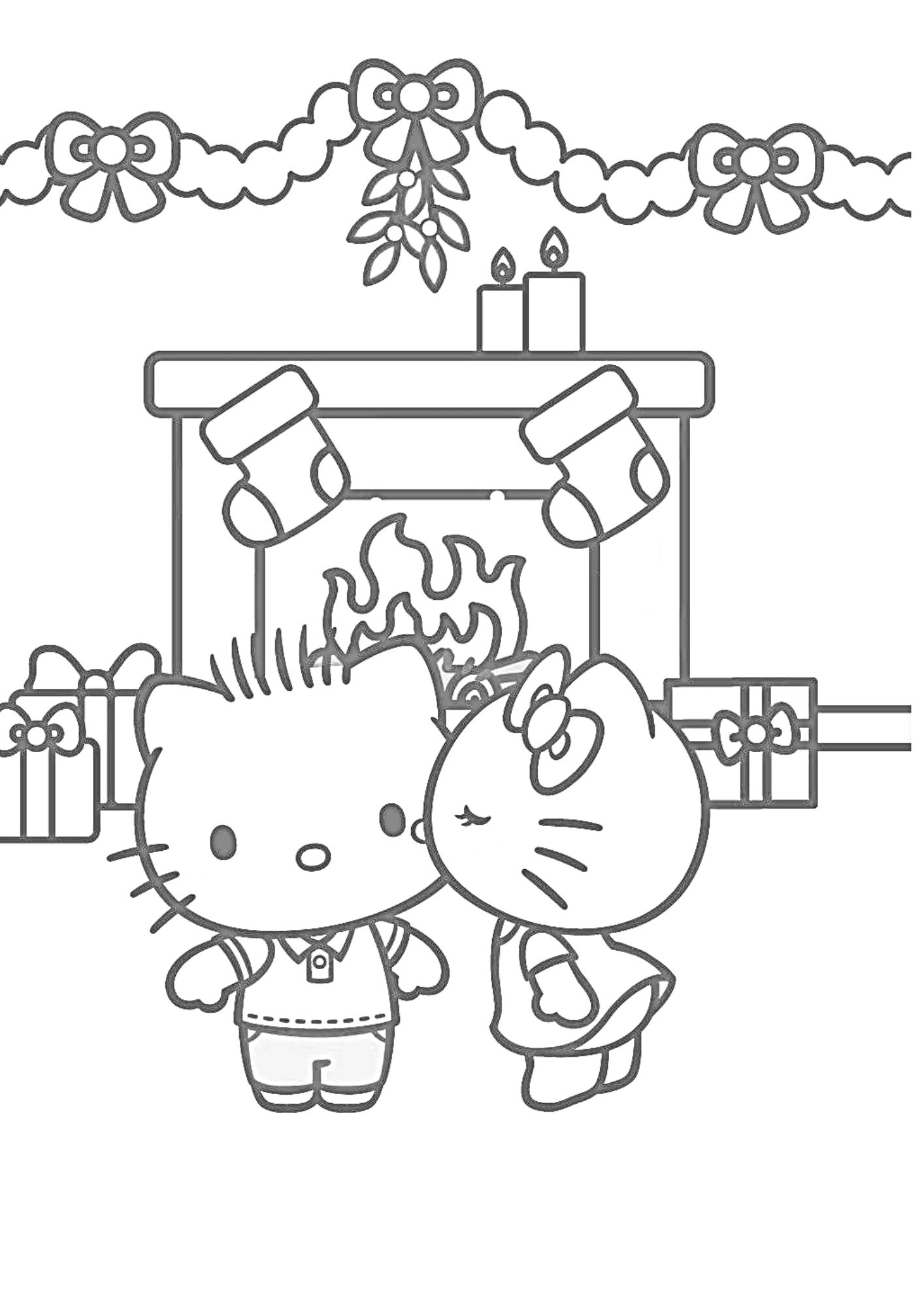 tranh tô màu hello kitty cho bé 6-8 tuổi ảnh 15