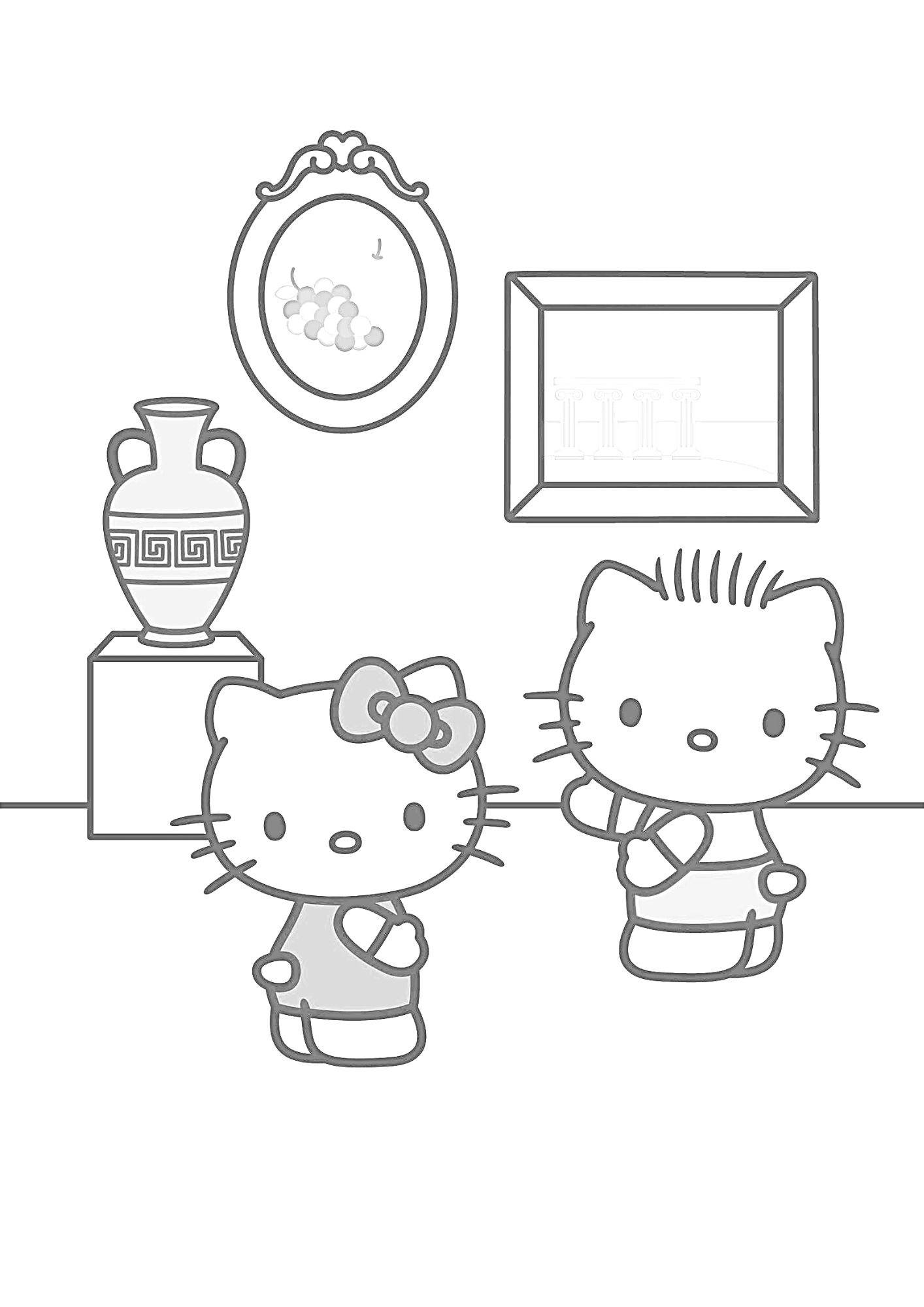 tranh tô màu hello kitty cho bé 6-8 tuổi ảnh 7