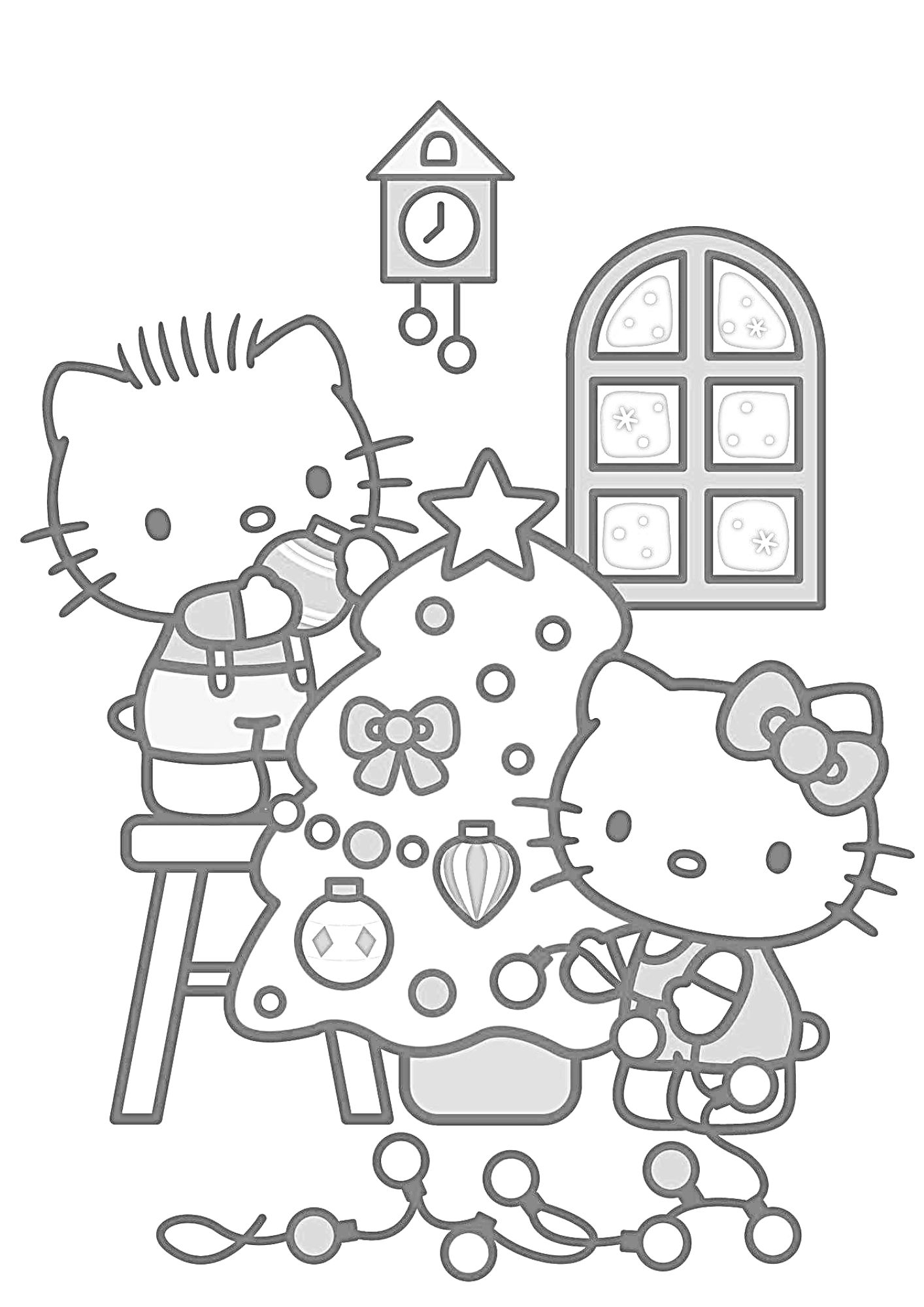 tranh tô màu hello kitty cho bé 9-12 tuổi ảnh 10