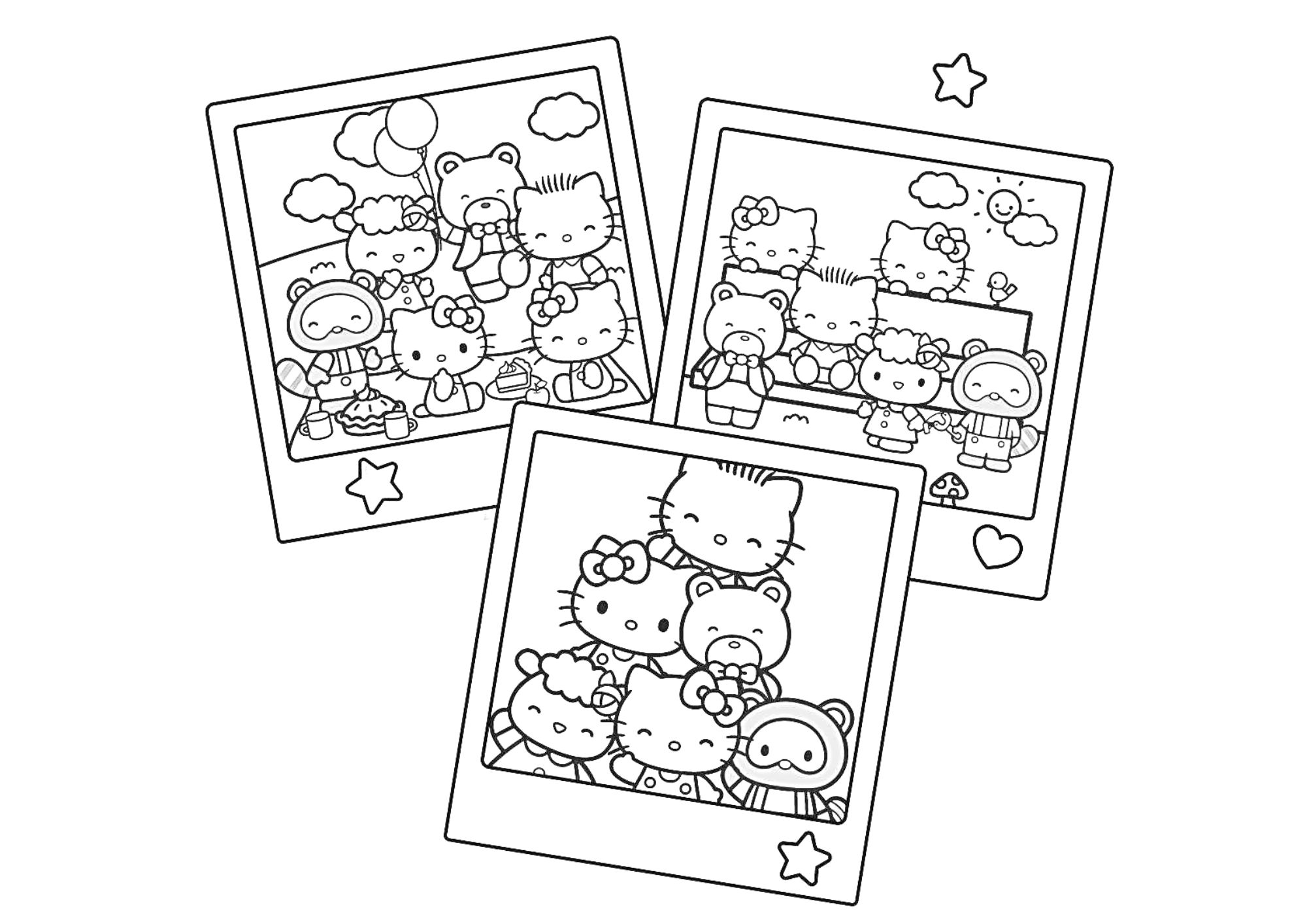 tranh tô màu hello kitty cho bé 9-12 tuổi ảnh 29
