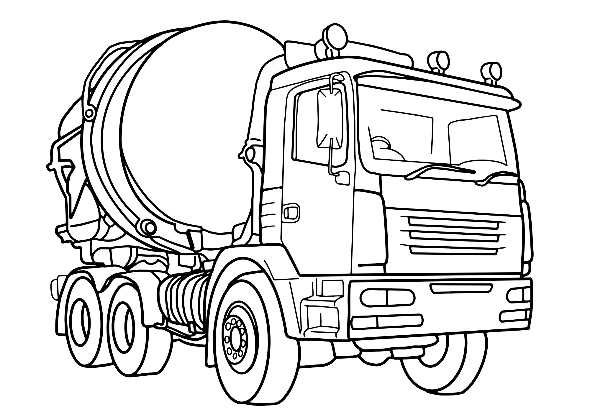Tranh Tô Màu Ô Tô Cho Bé 6-8 Tuổi ảnh 42