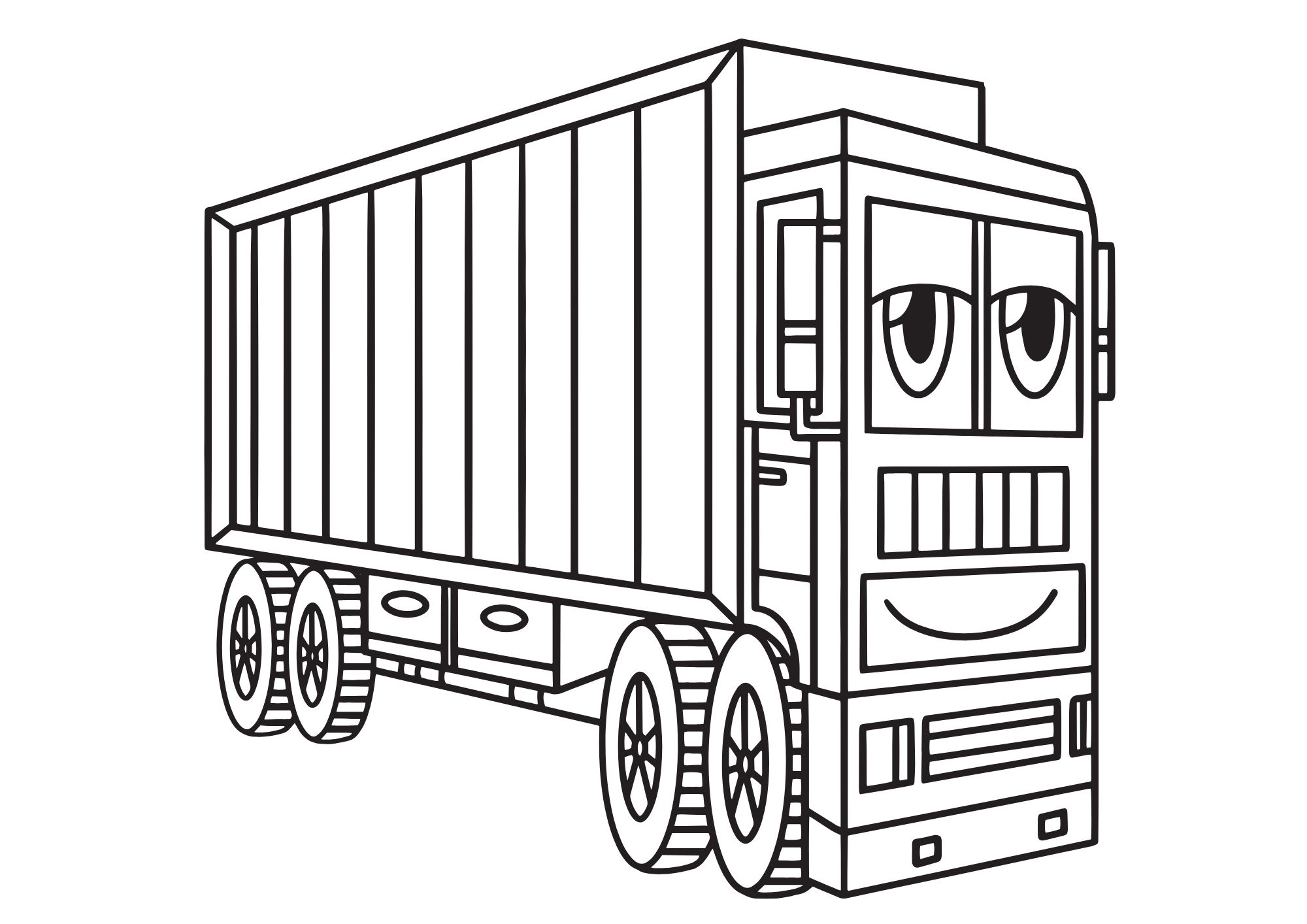Tranh Tô Màu Ô Tô Cho Bé 6-8 Tuổi ảnh 47